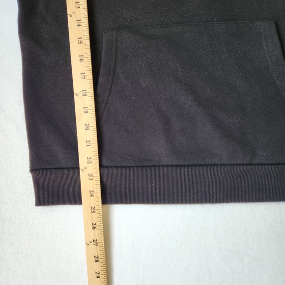 Juicy Couture X Forever 21 Black Hoodie Sparkly Gems Rhinestones Cozy Glam - Picture 14 of 15